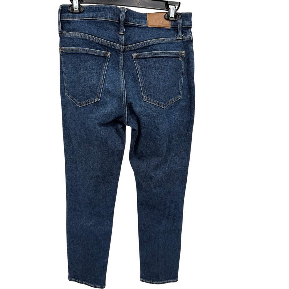 Madewell Mid Rise Perfect Vintage Jeans 26 Dark Indigo Magic Pockets - Picture 4 of 8